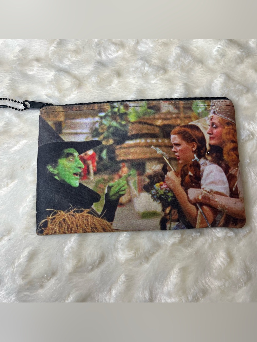 Wizard of Oz Wicked Witch, Dorothy, Glinda Zippered Cosmetic Bag / Pencil Pouch